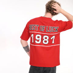 Varsity Oversized Printed T-Shirt