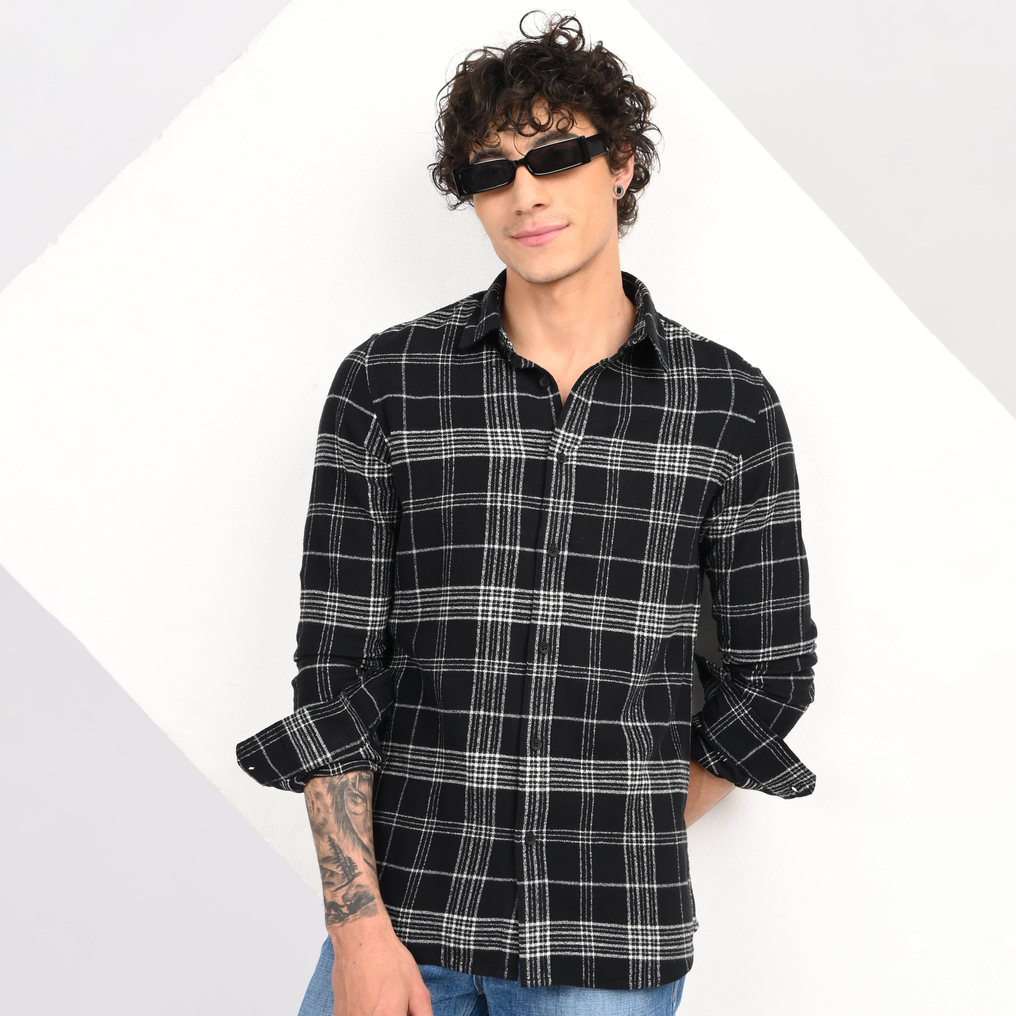 Checked Casual Shirt - Snipes
