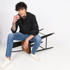 Linen Checkered Shirt