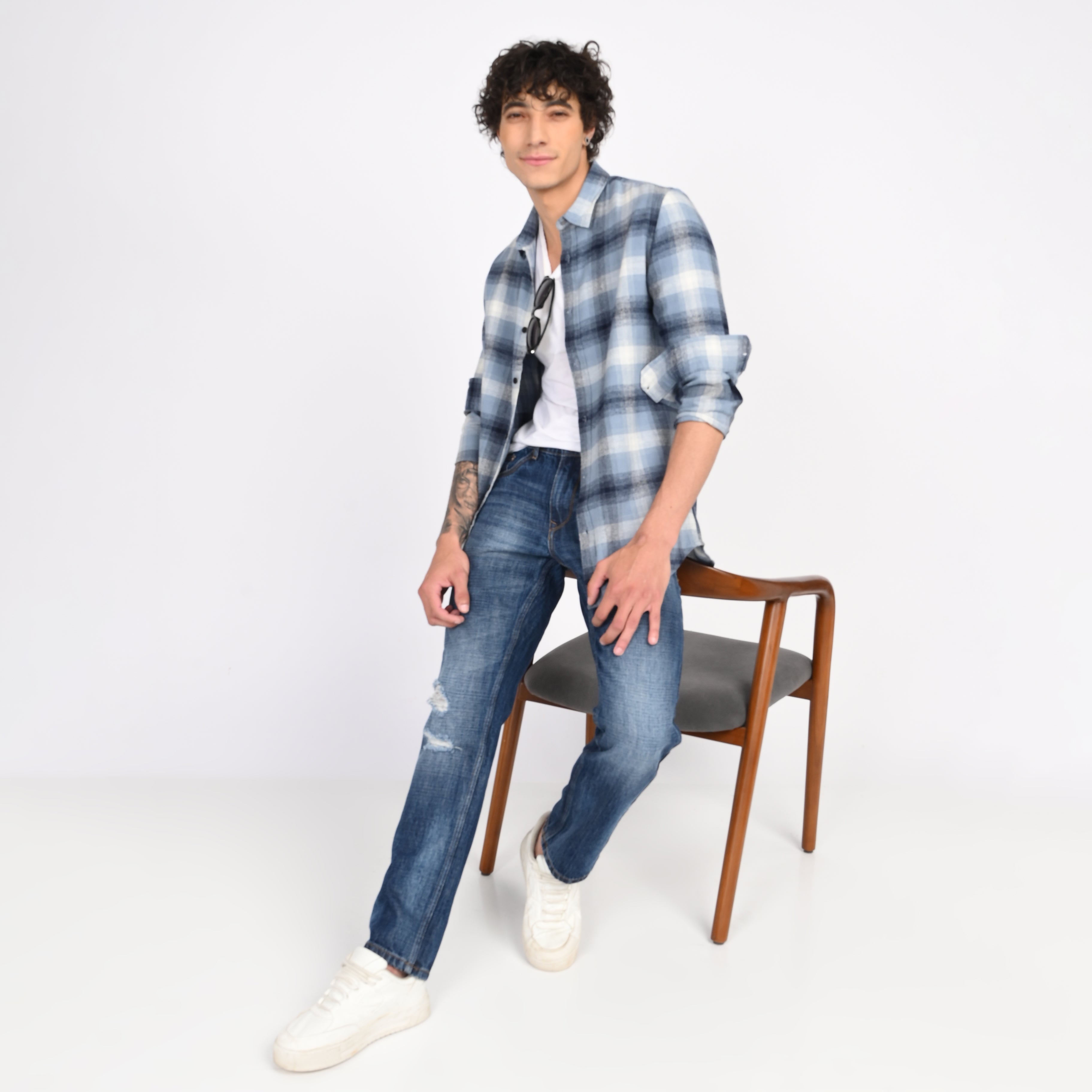 Checked Casual Shirt - Snipes