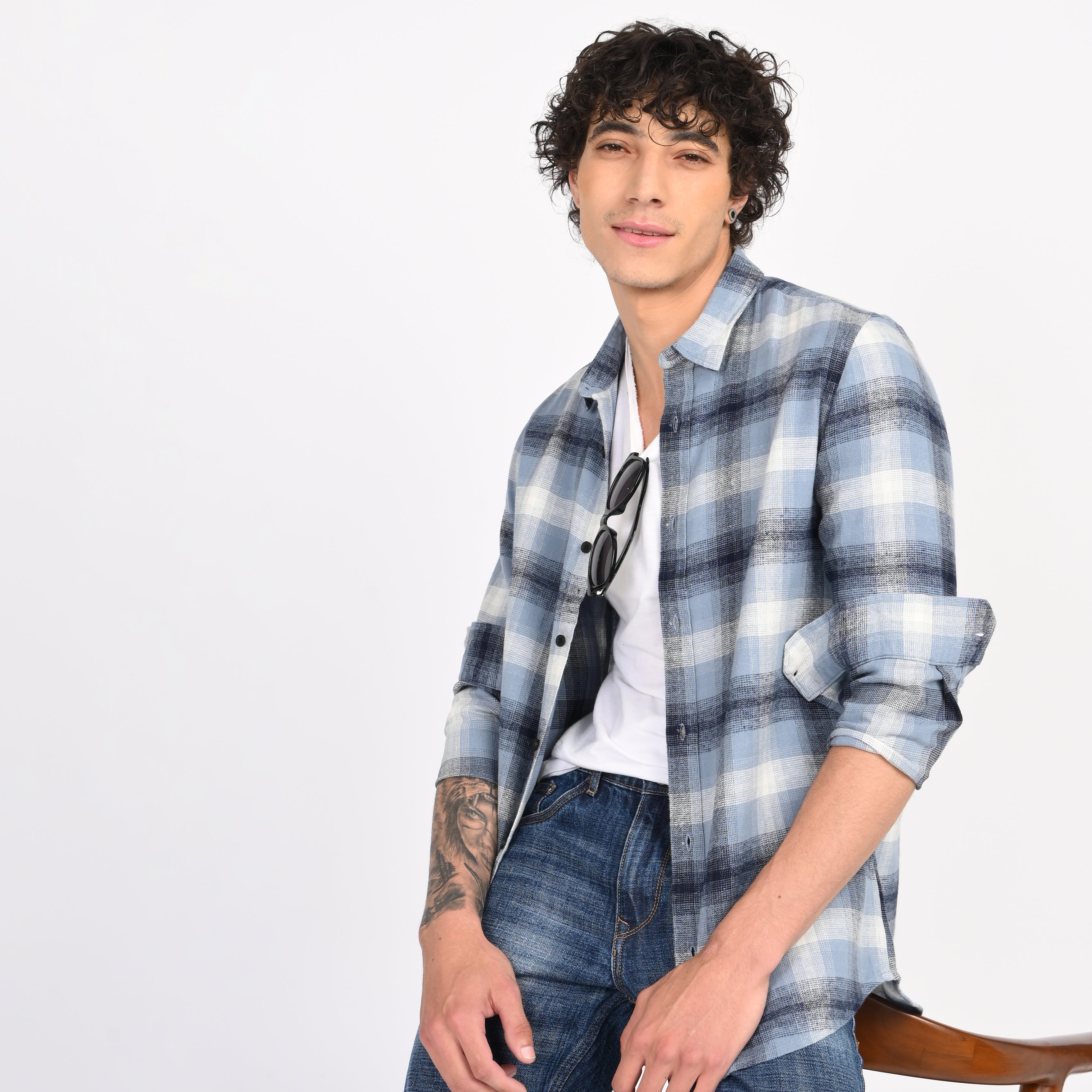 Checked Casual Shirt - Snipes