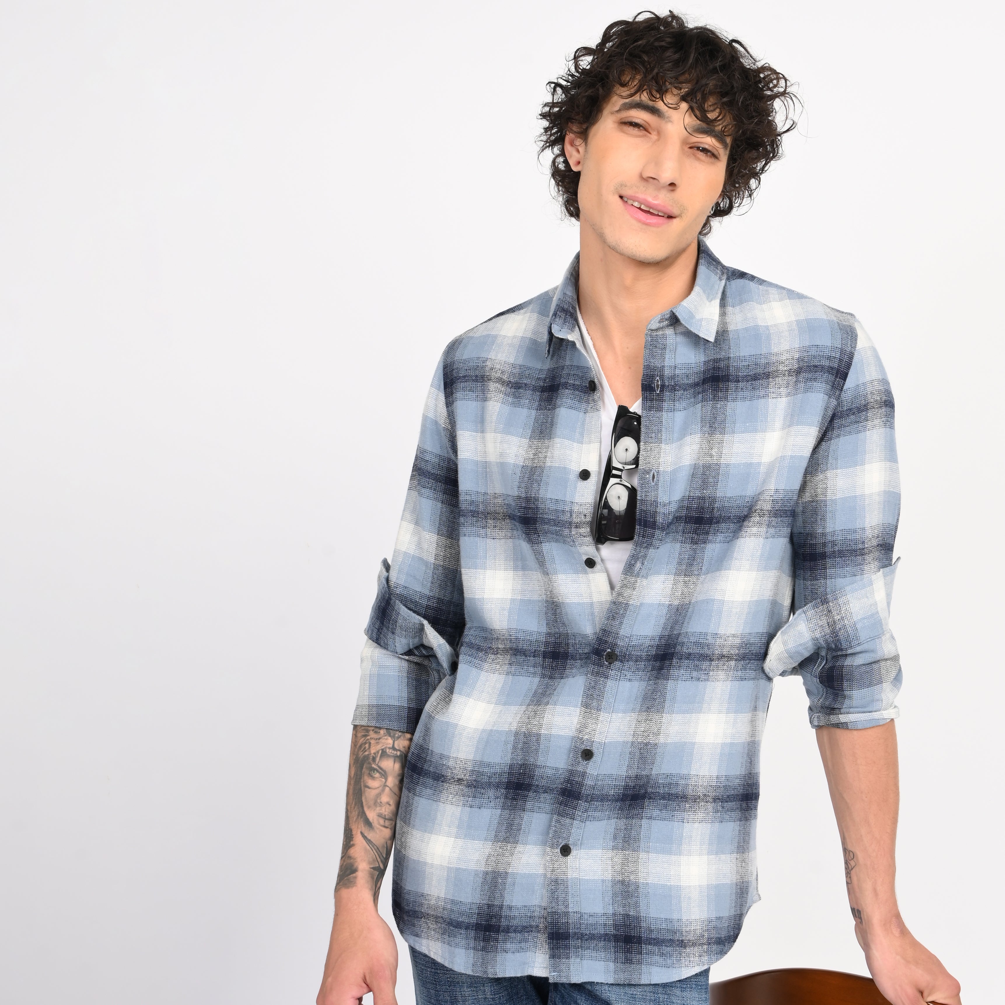 Checked Casual Shirt - Snipes