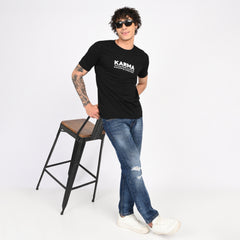 Black Minimal Graphic T-Shirt