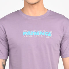 Purple Minimal Graphic T-Shirt
