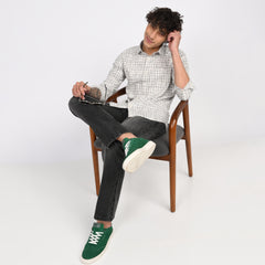 Linen Checkered Shirt