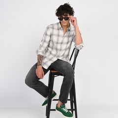 Linen Checkered Shirt