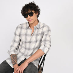 Linen Checkered Shirt