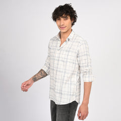 Linen Checkered Shirt