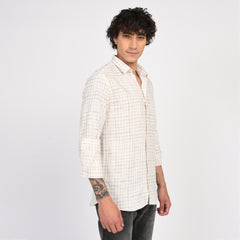 Linen Checkered Shirt - Snipes
