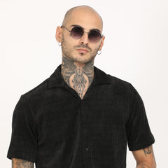 Corduroy Half Sleeve Shirt