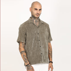 Corduroy Half Sleeve Shirt