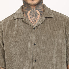 Corduroy Half Sleeve Shirt