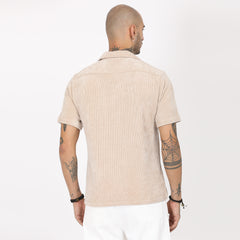 Corduroy Half Sleeve Shirt