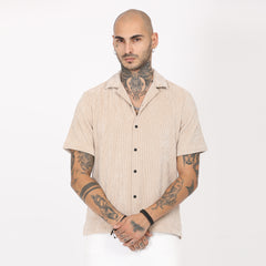 Corduroy Half Sleeve Shirt