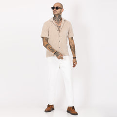 Corduroy Half Sleeve Shirt