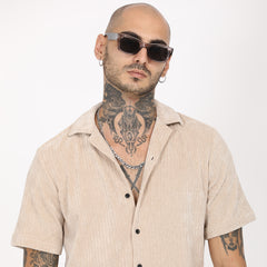 Corduroy Half Sleeve Shirt
