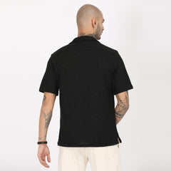 Casual Knitted Half Sleeve Shirt