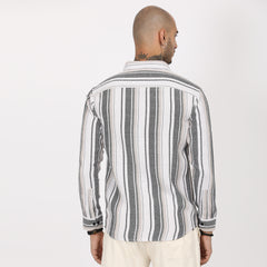 Casual Striped Full Sleeve Shirt