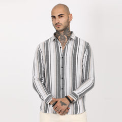 Casual Striped Full Sleeve Shirt