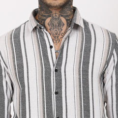 Casual Striped Full Sleeve Shirt