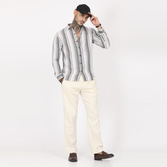 Casual Striped Full Sleeve Shirt