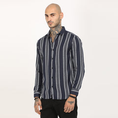 Casual Striped Full Sleeve Shirt