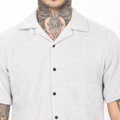 Corduroy Half Sleeve Shirt