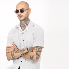 Corduroy Half Sleeve Shirt