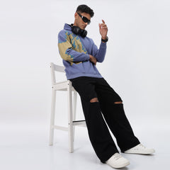 Oversized Puff Printed Hoodies