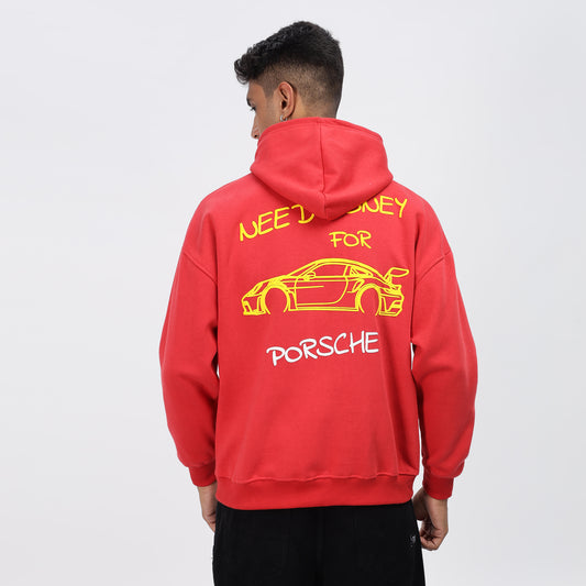 Oversized Puff Printed Hoodies