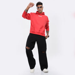 Oversized Puff Printed Hoodies