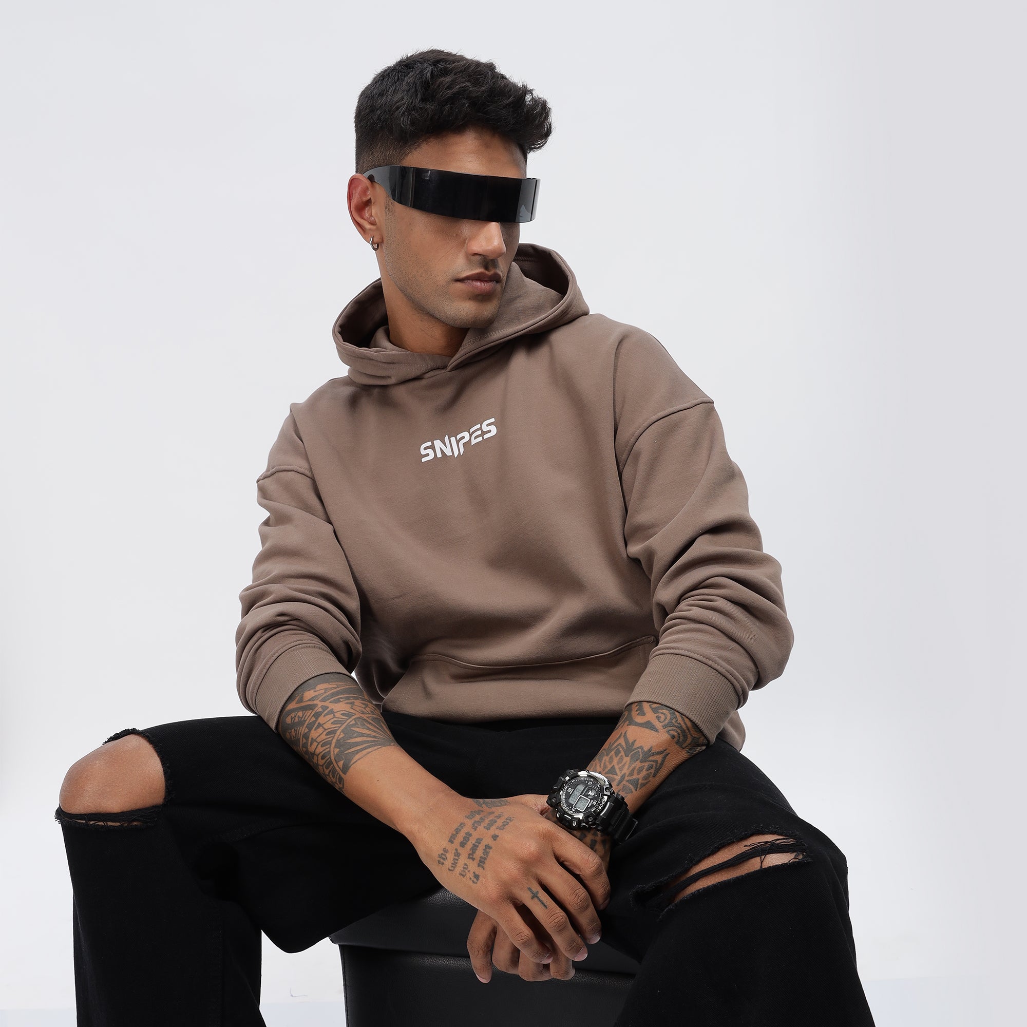 Oversized Puff Printed Hoodies - Snipes