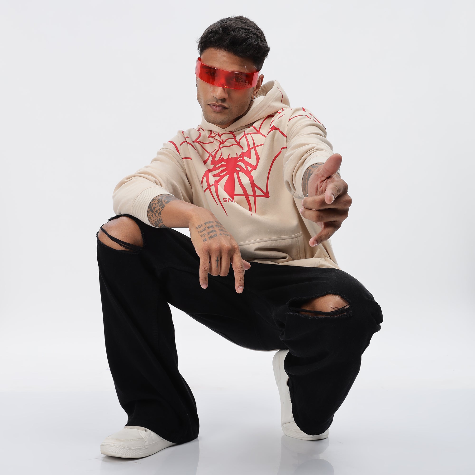 Oversized Puff Printed Hoodies - Snipes