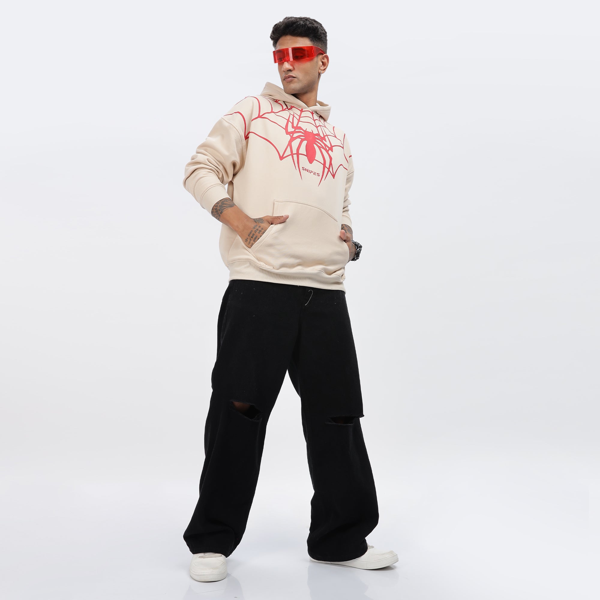 Oversized Puff Printed Hoodies - Snipes