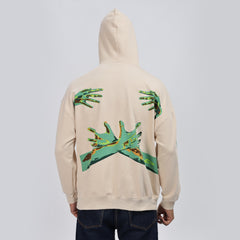 Oversized Puff Printed Hoodies