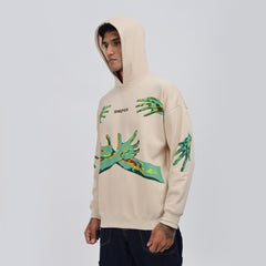 Oversized Puff Printed Hoodies