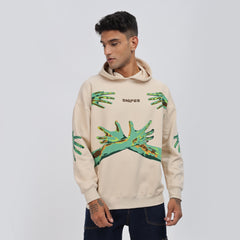 Oversized Puff Printed Hoodies