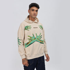 Oversized Puff Printed Hoodies