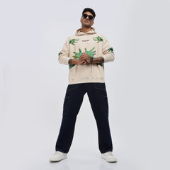 Oversized Puff Printed Hoodies