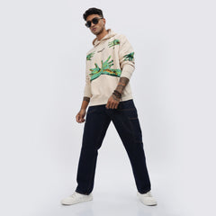 Oversized Puff Printed Hoodies