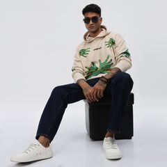 Oversized Puff Printed Hoodies