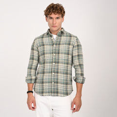 Casual Blush Tartan Shirt