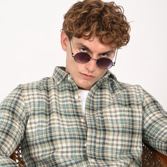 Casual Blush Tartan Shirt