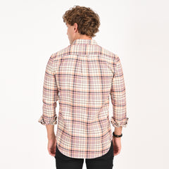 Casual Blush Tartan Shirt