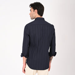 Classic Jacquard Stripe Shirt