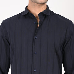 Classic Jacquard Stripe Shirt