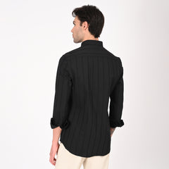 Classic Jacquard Stripe Shirt