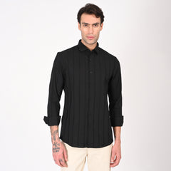 Classic Jacquard Stripe Shirt