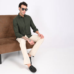 Classic Jacquard Stripe Shirt