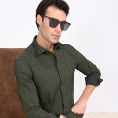 Classic Jacquard Stripe Shirt